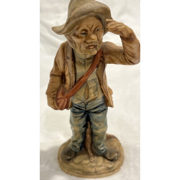 Vintage 7” Figurine Old Hobo Man - Picture 1 of 5